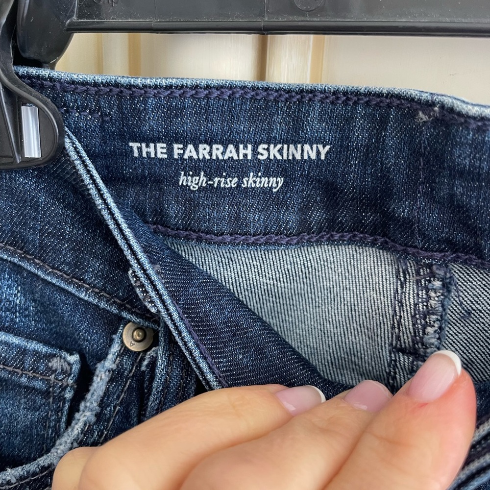 AG Adriano Holdschmied The Farrah Skinny high-rise skinny jeans